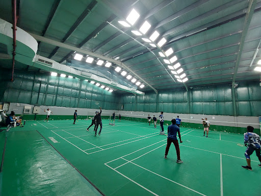 Bat and Ball badminton court